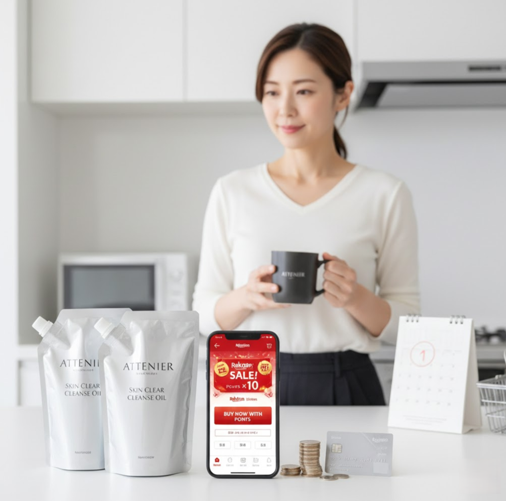 リピート時はアテニア公式と楽天どっちが得か