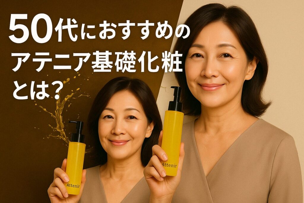 50代におすすめのアテニア基礎化粧品とは?